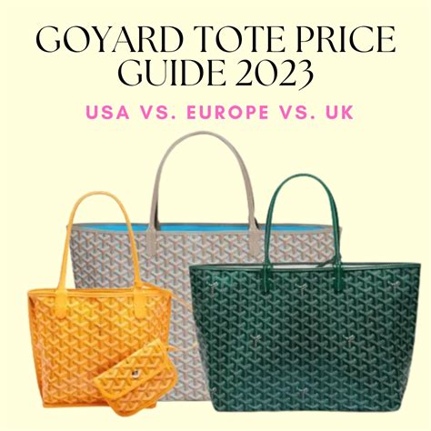 goyard bag prices 2023.